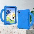 For iPad Pro 11 2018/2020/2021/2022 Handle Football Shaped EVA Shockproof Tablet Case(Blue)