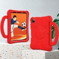 For iPad Pro 11 2018/2020/2021/2022 Handle Football Shaped EVA Shockproof Tablet Case(Red)
