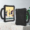 For iPad Air 10.9 2022 / 2020 Handle Football Shaped EVA Shockproof Tablet Case(Black)