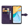 For ZTE Blade V50 Vita Mandala Flower Embossed Leather Phone Case(Purple)