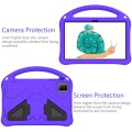 For T-Mobile REVVL Tab 10.36 2023 EVA Shockproof Tablet Case with Holder(Purple)