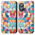 For ZTE Blade L220 CaseNeo Colorful Magnetic Leather Phone Case(Magic Space)