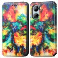 For ZTE Libero 5G IV CaseNeo Colorful Magnetic Leather Phone Case(Colorful Cloud)