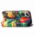 For ZTE Libero 5G IV CaseNeo Colorful Magnetic Leather Phone Case(Colorful Cloud)