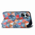 For ZTE Libero 5G IV CaseNeo Colorful Magnetic Leather Phone Case(Rhombus Mandala)