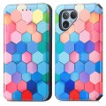 For Fairphone 5 CaseNeo Colorful Magnetic Leather Phone Case(Colored Squares)