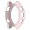 For Garmin Quatix 7 Pro Armored Hollow Half Pack TPU Watch Protective Case(Pink)