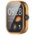 For Redmi Watch 4 Full Package TPU Electroplated Watch Protective Case(Rose Gold)