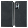 For ZTE Libero 5G IV Retro Skin Feel Magnetic Leather Phone Case(Black)