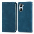 For ZTE Libero 5G IV Retro Skin Feel Magnetic Leather Phone Case(Blue)