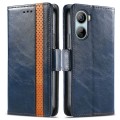 For ZTE Libero 5G IV CaseNeo Splicing Dual Magnetic Buckle Leather Phone Case(Blue)