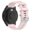 For Garmin Descent G1 Solar 22mm Solid Color Silicone Watch Band(Pink)