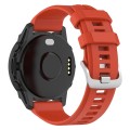 For Garmin Descent G1 Solar 22mm Solid Color Silicone Watch Band(Red)