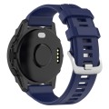 For Garmin Descent G1 Solar 22mm Solid Color Silicone Watch Band(Midnight Blue)