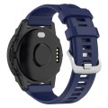 For Garmin Forerunner 965 22mm Solid Color Silicone Watch Band(Midnight Blue)