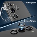 For Samsung Galaxy A35 ENKAY Hat-Prince 9H Rear Camera Lens Aluminium Alloy Tempered Glass Film(Blac