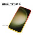 For Samsung Galaxy S23 5G ENKAY Hat-Prince MagSafe Rainbow Gradient Silicone Phone Case with Lens Fi