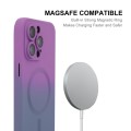 For iPhone 13 Pro Max ENKAY Hat-Prince MagSafe Rainbow Gradient Silicone Phone Case with Lens Film(O