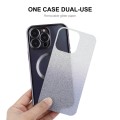 For iPhone 13 Pro ENKAY Hat-Prince Magnetic Glitter Plated Shockproof Phone Case with Lens Film(Blac