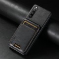 For Sony Xperia 5 V Suteni H02 Leather Wallet Stand Back Phone Case(Black)