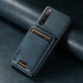 For Sony Xperia 10 V Suteni H02 Leather Wallet Stand Back Phone Case(Blue)