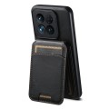 For Xiaomi 14 Suteni H02 Leather Wallet Stand Back Phone Case(Black)