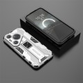 For Huawei Pura 70 Pro Supersonic Armor PC Hybrid TPU Phone Case(Silver)