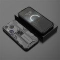 For Huawei Pura 70 Ultra Supersonic Armor PC Hybrid TPU Phone Case(Black)