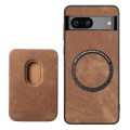 For Google Pixel 6 Retro Leather Card Bag Magnetic Phone Case(Brown)