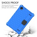 For Xiaomi Redmi Pad SE 11 2023 Honeycomb EVA Hybrid PC Tablet Case with Strap(Blue+Black)
