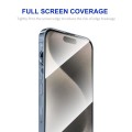 For iPhone 15 Pro ENKAY Easy Install High Alumina Silicon Full Glass Film