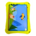 For iPad 10th Gen 10.9 2022 360 Rotation Aircraft Holder EVA Shockproof Tablet Case(Yellow)