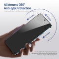 For Samsung Galaxy S24+ 5G ENKAY Hat-Prince 360 Degree Anti-peeping Privacy Full Screen Tempered Gla