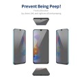 For Samsung Galaxy A24 5G ENKAY Hat-Prince 360 Degree Anti-peeping Privacy Full Screen Tempered Glas