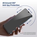 For Samsung Galaxy A24 5G ENKAY Hat-Prince 360 Degree Anti-peeping Privacy Full Screen Tempered Glas