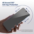 For Samsung Galaxy A05 / A05s 2pcs ENKAY Hat-Prince 360 Degree Anti-peeping Privacy Full Screen Temp