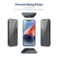 For iPhone 14 Plus ENKAY Hat-Prince 360 Degree Anti-peeping Privacy Full Screen Tempered Glass Film