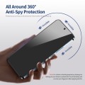 For iPhone 15 Pro Max 2pcs ENKAY Hat-Prince 360 Degree Anti-peeping Privacy Full Screen Tempered Gla