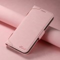 For iPhone 13 SUTENI J07 Multifunctional Horizontal Flip Magsafe Leather Phone Case(Pink)