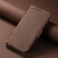 For iPhone 13 Pro SUTENI J07 Multifunctional Horizontal Flip Magsafe Leather Phone Case(Brown)