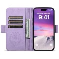 For iPhone 14 Pro Max SUTENI J07 Multifunctional Horizontal Flip Magsafe Leather Phone Case(Purple)