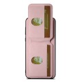 For Huawei Mate 30 Suteni H02 Litchi Leather Card Wallet Stand Back Phone Case(Pink)