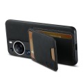 For Huawei P60 Pro Suteni H02 Litchi Leather Card Wallet Stand Back Phone Case(Black)