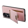 For  Honor 90 Suteni H02 Litchi Leather Card Wallet Stand Back Phone Case(Pink)
