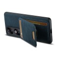For  Honor 90 Pro Suteni H02 Litchi Leather Card Wallet Stand Back Phone Case(Blue)