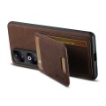 For  Honor 80 Pro Suteni H02 Litchi Leather Card Wallet Stand Back Phone Case(Brown)