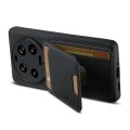 For Xiaomi 13 Ultra Suteni H02 Litchi Leather Card Wallet Stand Back Phone Case(Black)
