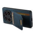 For Xiaomi 13 Ultra Suteni H02 Litchi Leather Card Wallet Stand Back Phone Case(Blue)