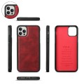 For iPhone 11 Crossbody Multi-functional Zipper Wallet Leather Phone Case(Red)