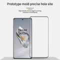 For OnePlus 12 PINWUYO 9H 3D Hot Bending Tempered Glass Film(Black)